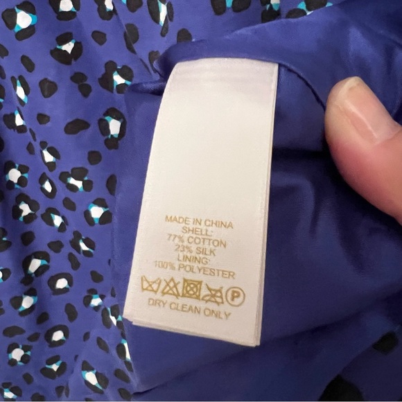 Kate Spade Cyber Cheetah Leopard Dawson Dress Sleeveless Fit And Flare - Picture 7 of 7